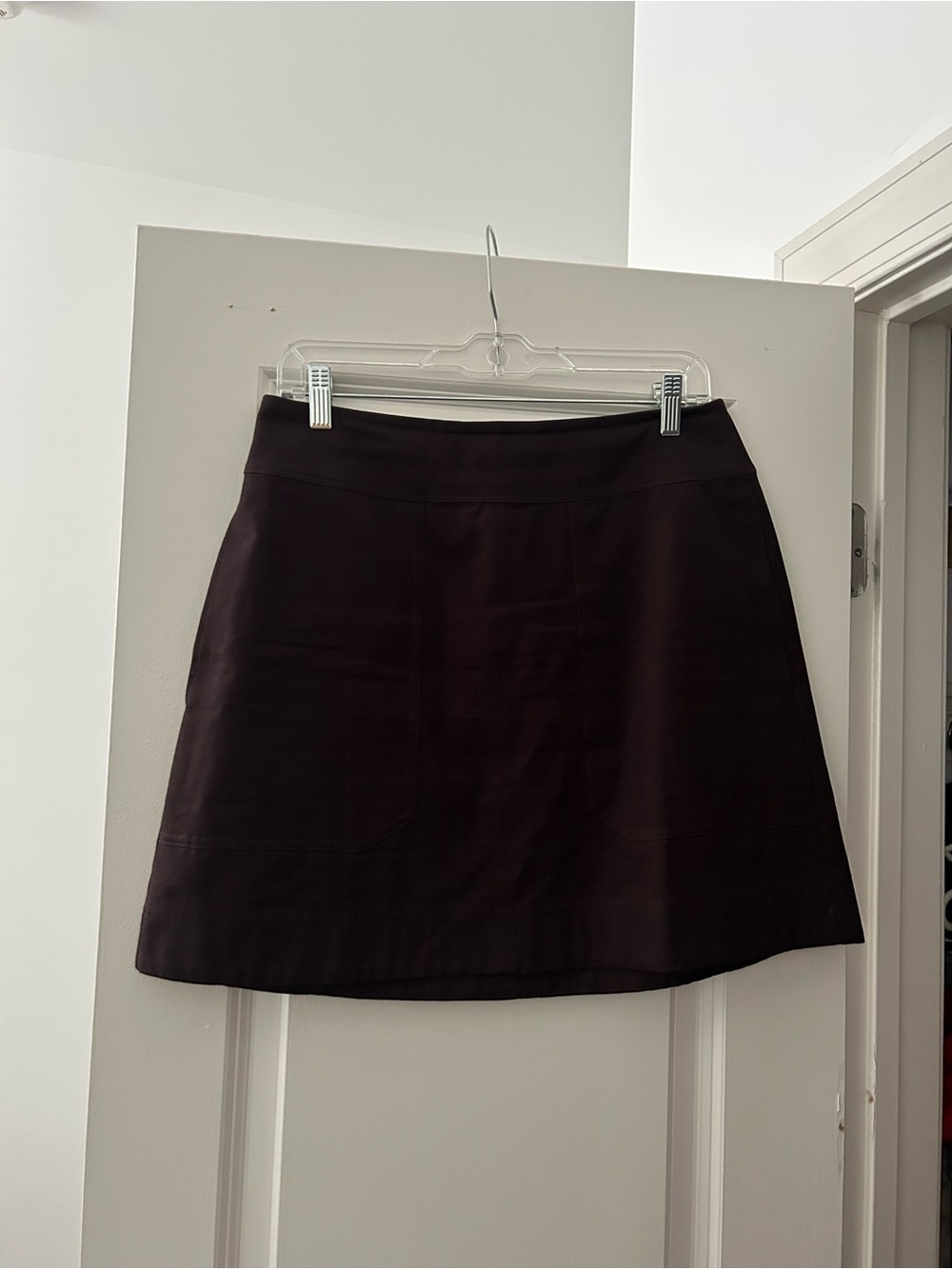 COS Dark Brown Mini Skirt, size US8